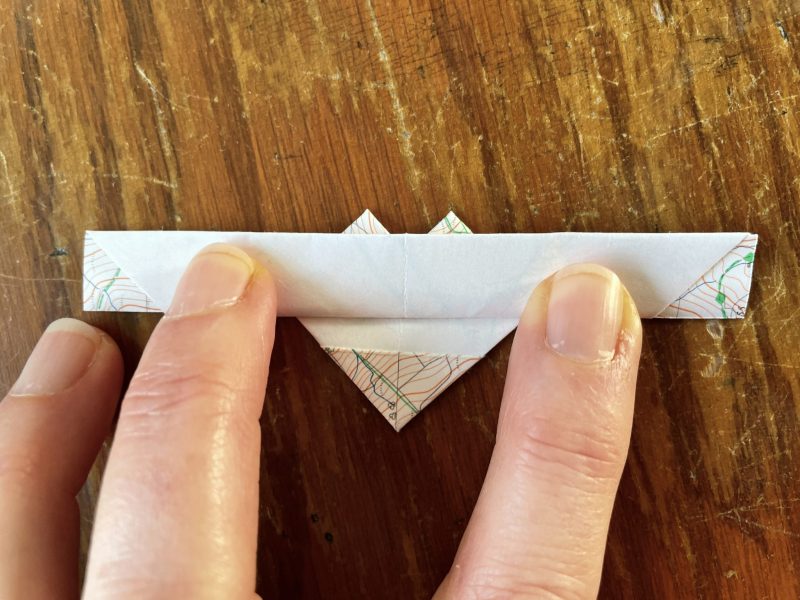 The Travelling Bookbinder: Origami Heart Ring: One last time