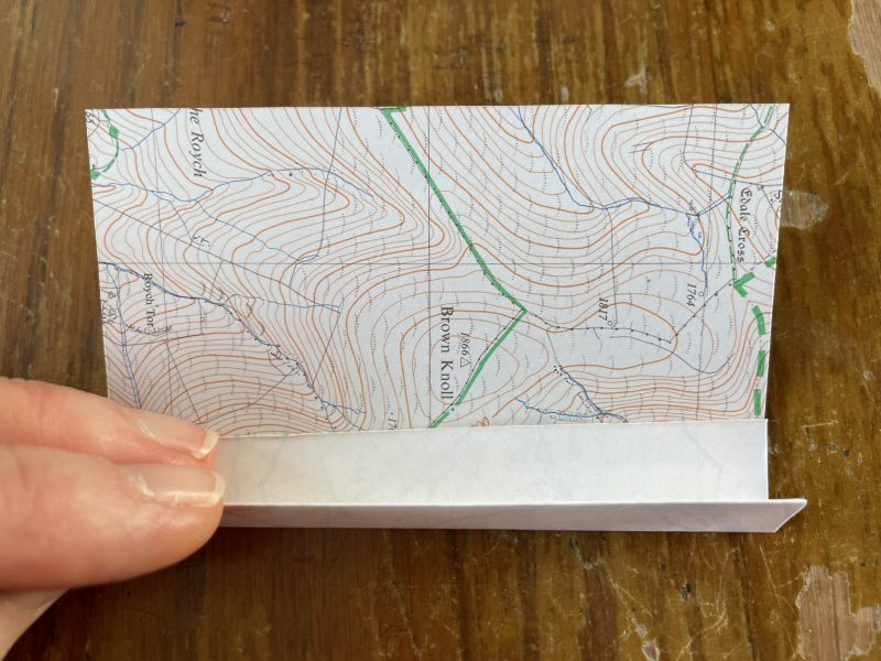 The Travelling Bookbinder: Origami Heart Ring: Double up