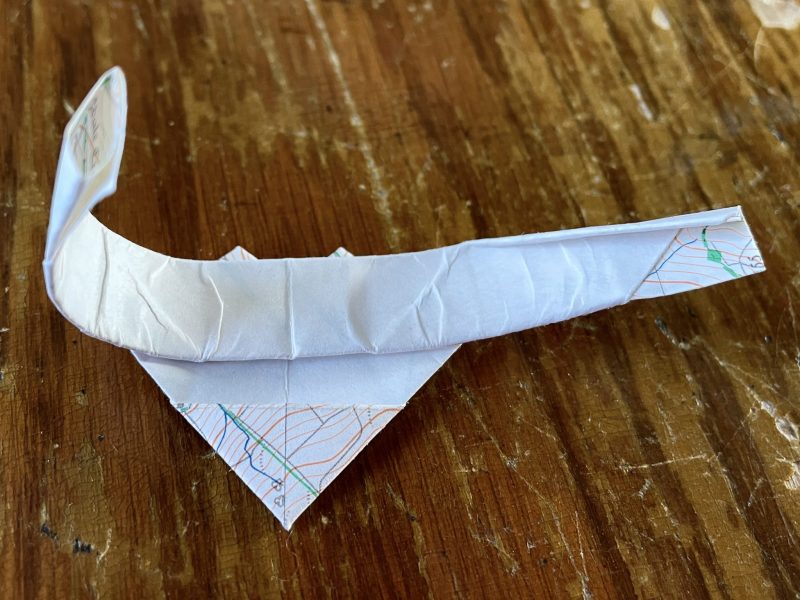 The Travelling Bookbinder: Origami Heart Ring: Open up other end