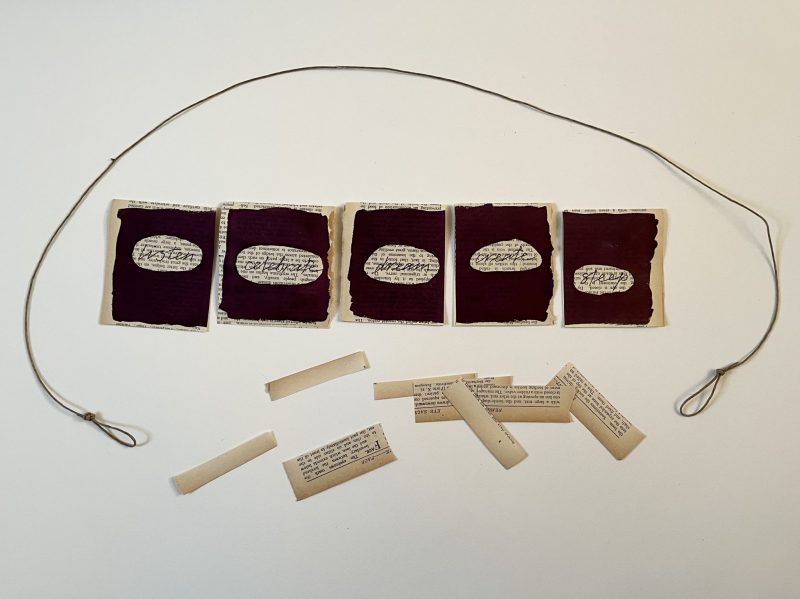 The Travelling Bookbinder: How to project: How to live: Cut length of string