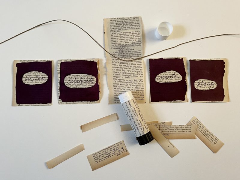 The Travelling Bookbinder: How to project: How to live: Gluing together