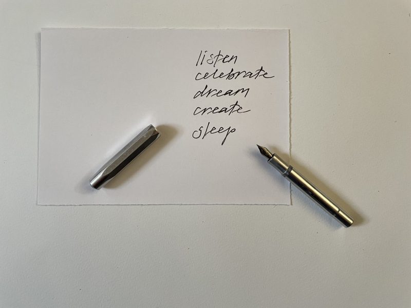 The Travelling Bookbinder: How to project: How to live: Five words to remember