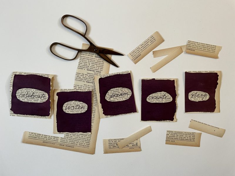 The Travelling Bookbinder: How to project: How to live: Arrange in order