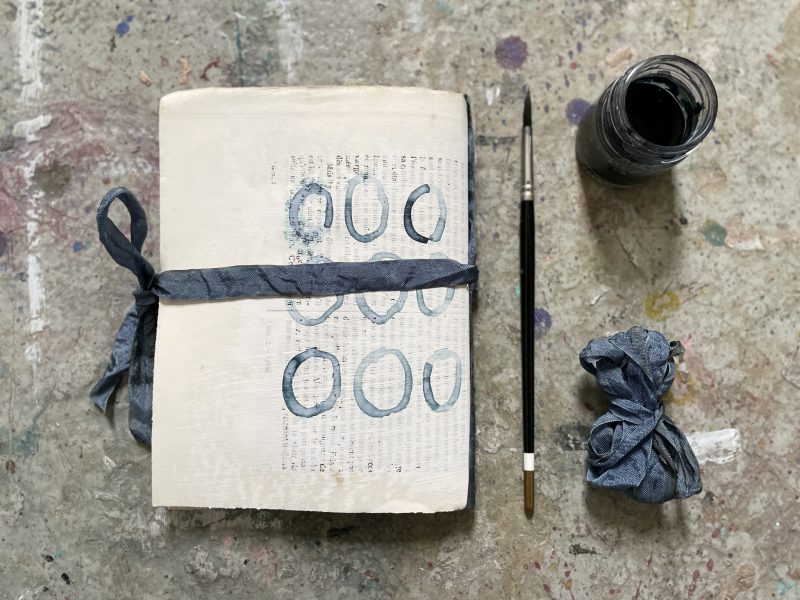The Travelling Bookbinder: How - to project: A Circle Book: Back cover