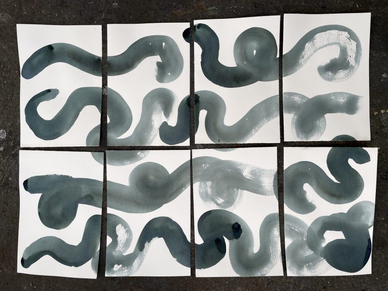 The Travelling Bookbinder: How-to project: Holiday Postcards: Cut in eighths