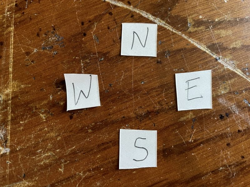 The Travelling Bookbinder: How to make: A MapLove Descision Maker: Add points of the compass