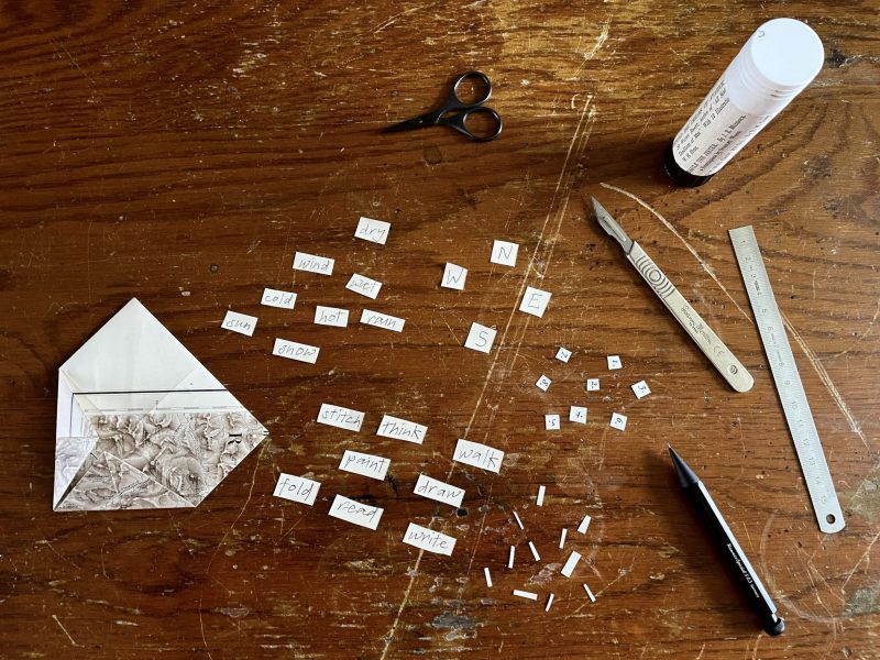 The Travelling Bookbinder: How to make: A MapLove Descision Maker: Second corner in