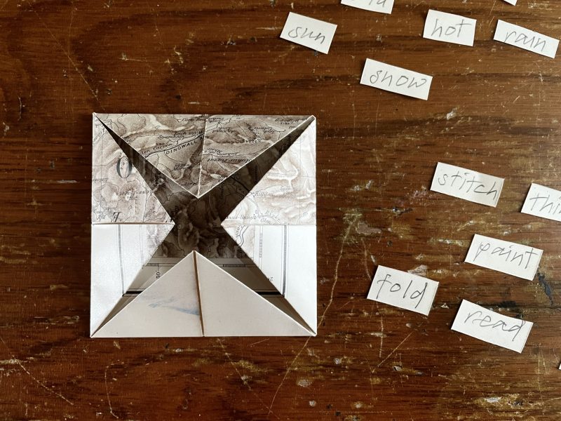 The Travelling Bookbinder: How to make: A MapLove Descision Maker: All corners in to centre