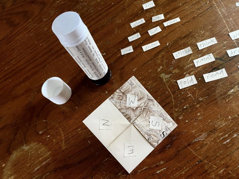 The Travelling Bookbinder: How to make: A MapLove Descision Maker: Glue stick