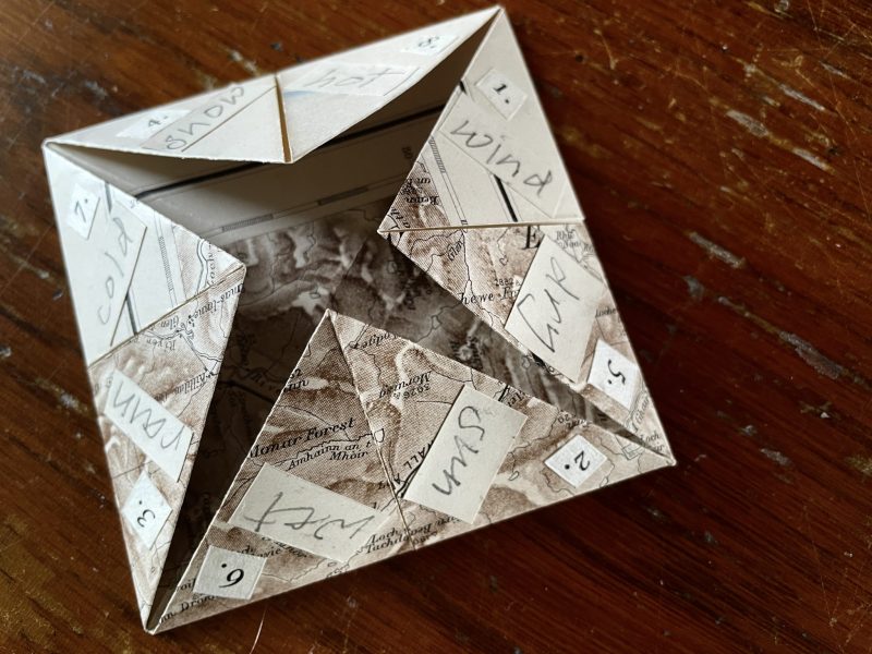 The Travelling Bookbinder: How to make: A MapLove Descision Maker: Second layer done