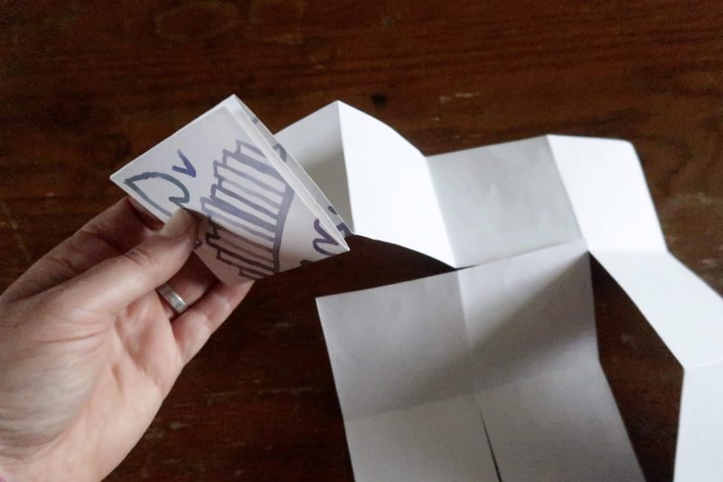 The Travelling Bookbinder: Make a MapLove Compass Mandala: Careful at the corner