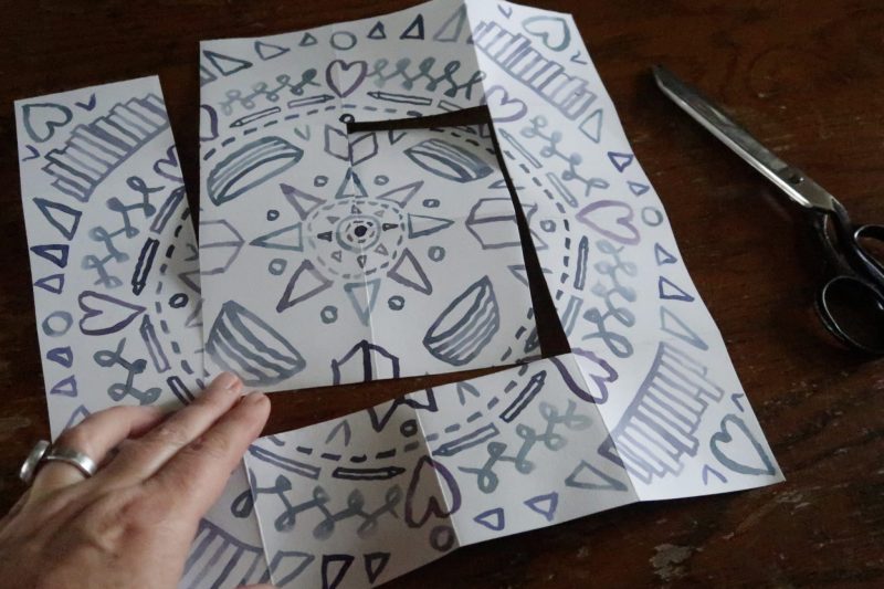 The Travelling Bookbinder: Make a MapLove Compass Mandala: