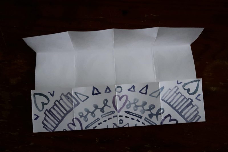 The Travelling Bookbinder: Make a MapLove Compass Mandala: Other side too