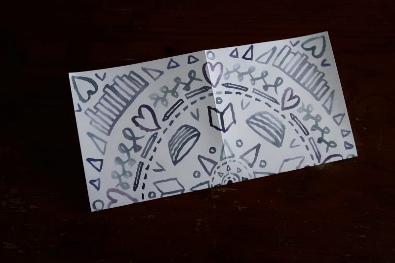 The Travelling Bookbinder: Make a MapLove Compass Mandala: And again