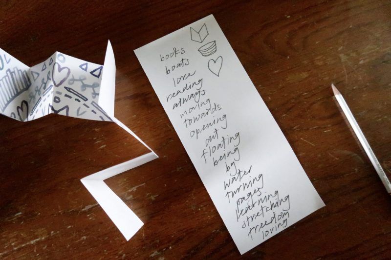 The Travelling Bookbinder: Make a MapLove Compass Mandala: Sixteen word poem