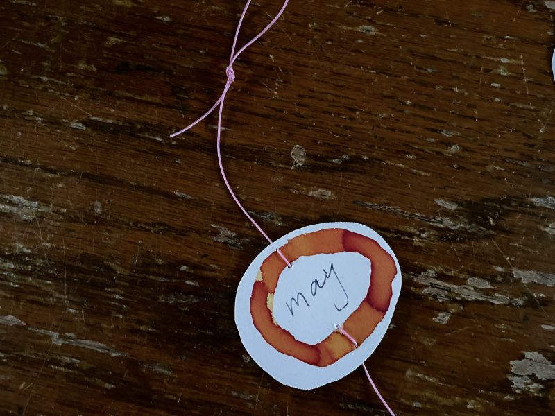 The Travelling Bookbinder: How to: Make Jewel Bauble Wishes: Start stitching them all together