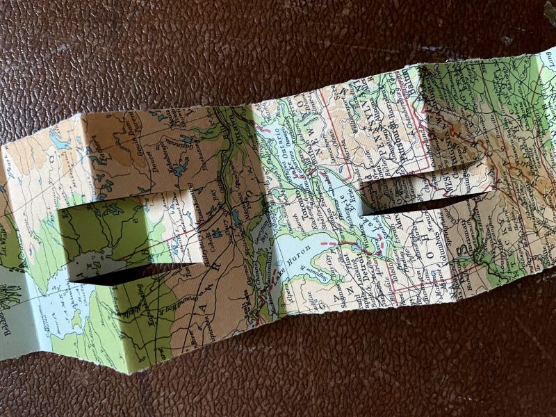 The Travelling Bookbinder: Make a mini concertina:3D landscapes