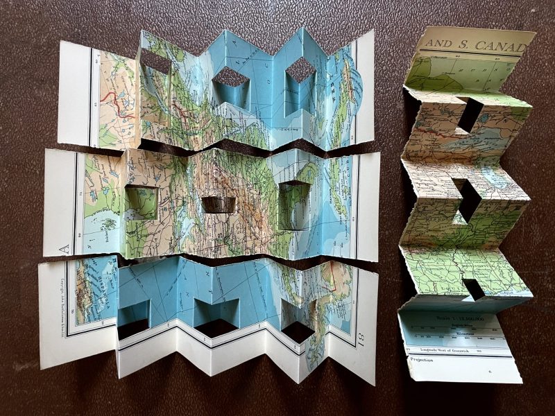 The Travelling Bookbinder: Make a mini concertina: Finished series