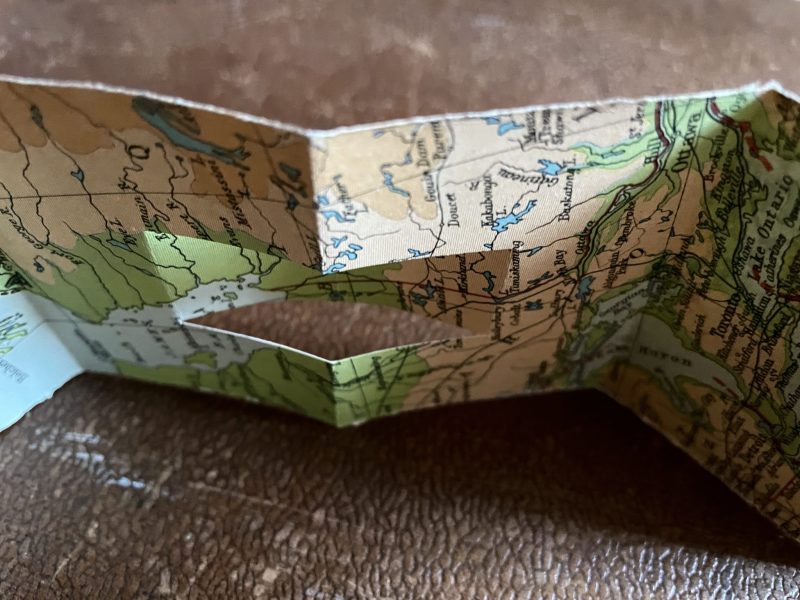 The Travelling Bookbinder: Make a mini concertina: Reverse fold