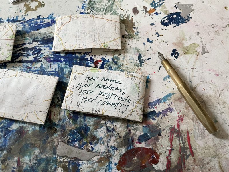 The Travelling Bookbinder: How to: Write a Love Letter: Add name, address postcode