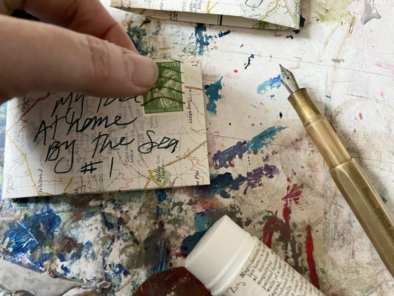 The Travelling Bookbinder: How to: Write a Love Letter: Add a stamp