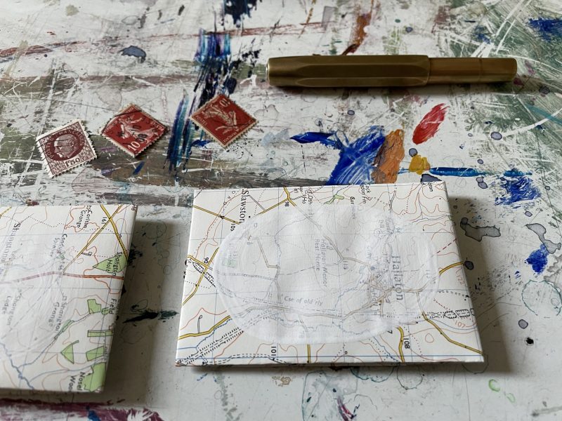 The Travelling Bookbinder: How to: Write a Love Letter: Batch paint address spaces