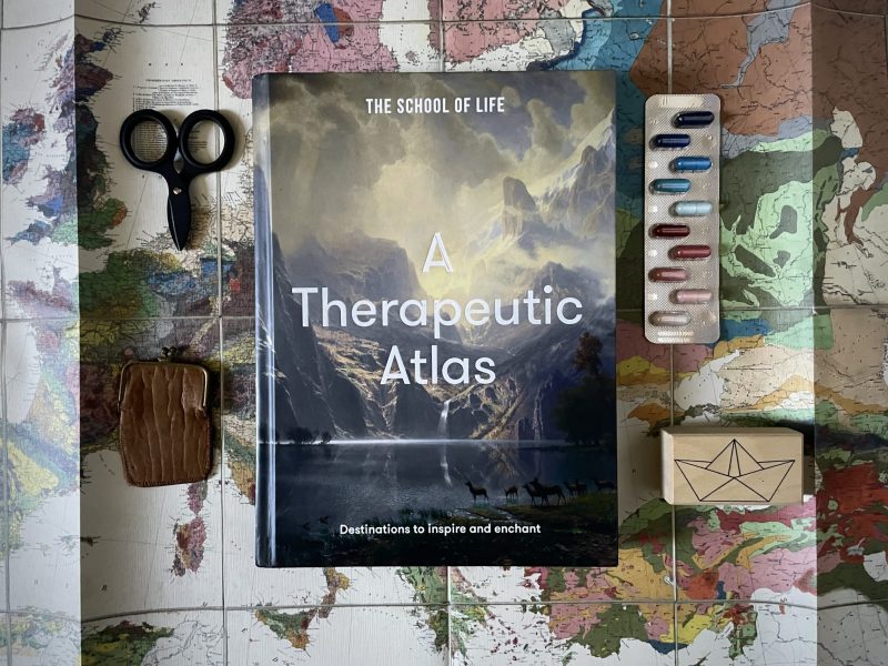 The Travelling Bookbinder: Book review: A Therapeutic Atlas: The School of Life: MapLove e-course