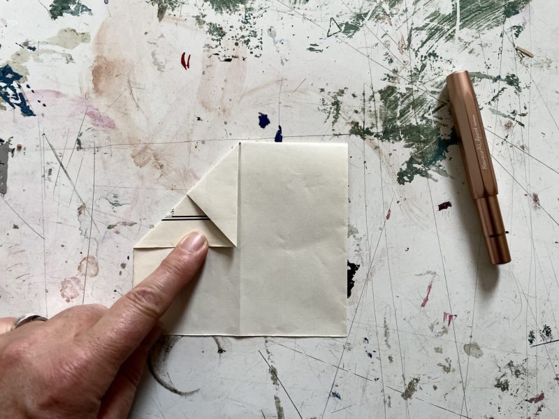 The Travelling Bookbinder: How to fold a paper aeroplane: A MapLove taster project: Repeat corner fold