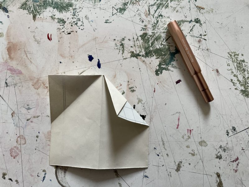 The Travelling Bookbinder: How to fold a paper aeroplane: A MapLove taster project: Open out again