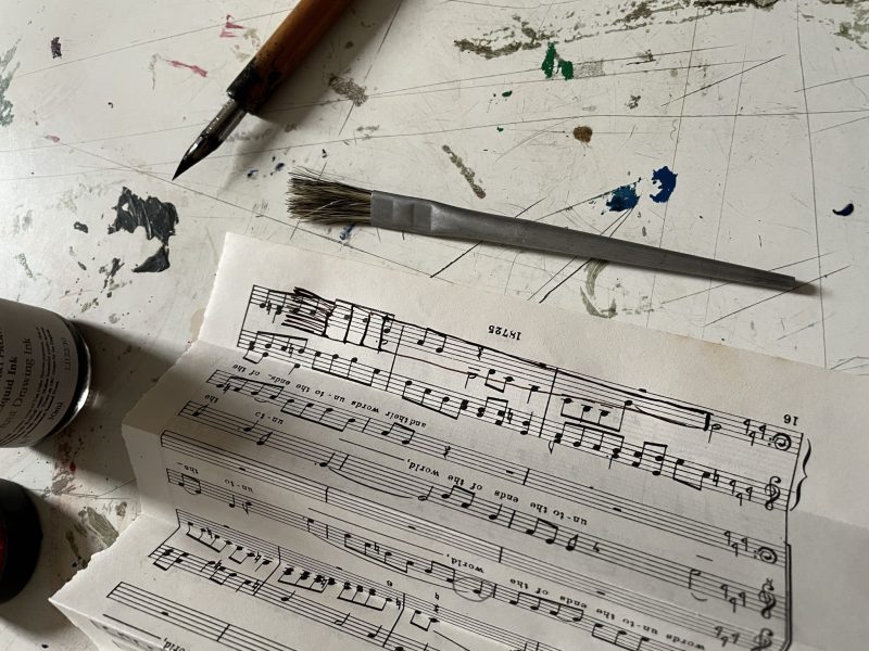 The Travelling Bookbinder: How to: Gather (Thin) Collections: Start to draw