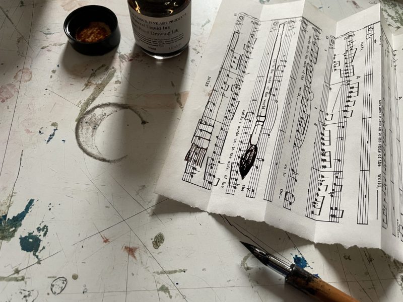 The Travelling Bookbinder: How to: Gather (Thin) Collections: One on each page