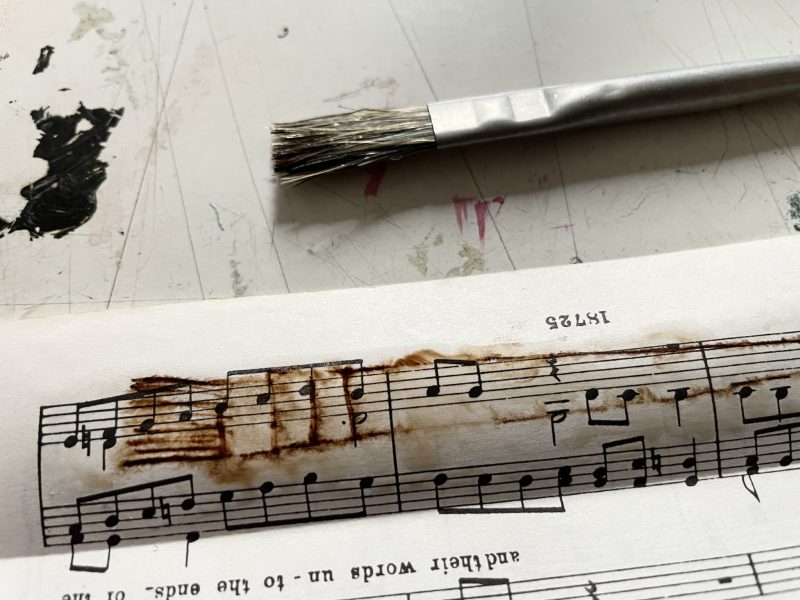 The Travelling Bookbinder: How to: Gather (Thin) Collections: Add water