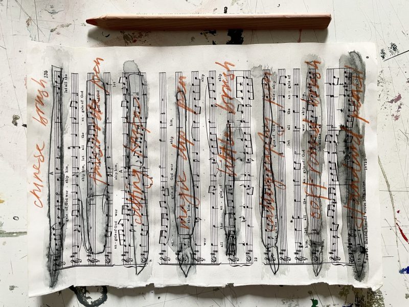 The Travelling Bookbinder: How to: Gather (Thin) Collections: Add text