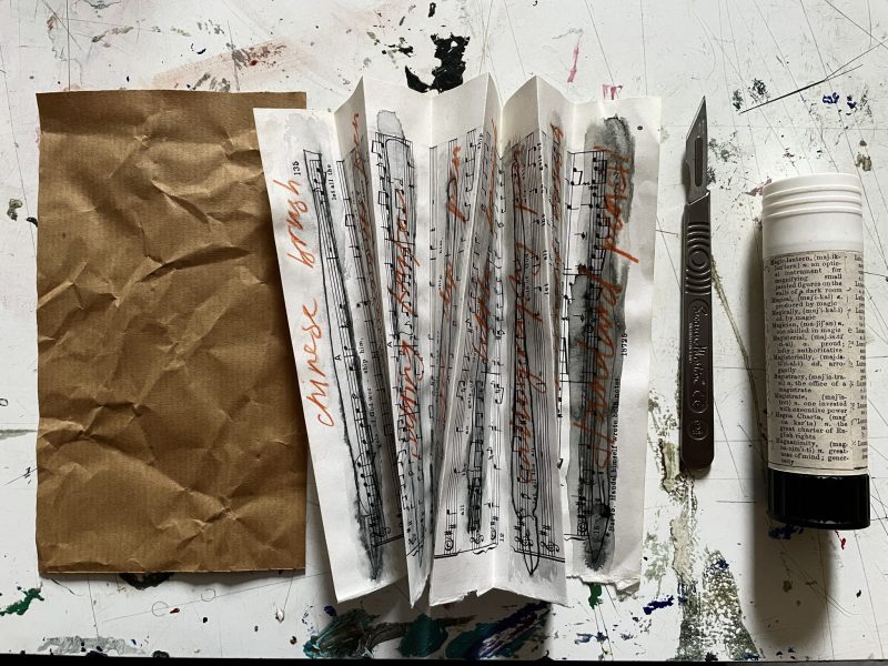 The Travelling Bookbinder: How to: Gather (Thin) Collections: Ready to glue