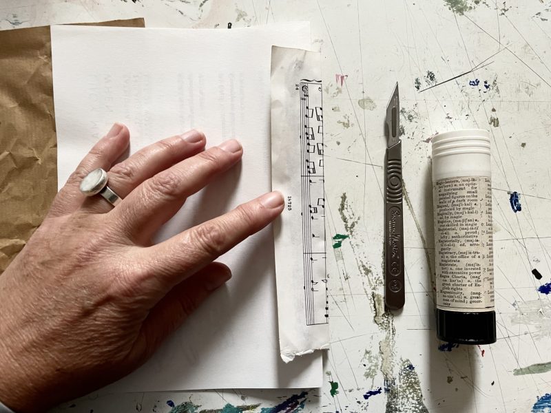 The Travelling Bookbinder: How to: Gather (Thin) Collections: Insert waste paper