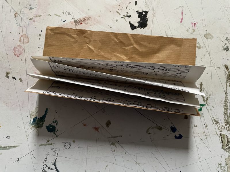 The Travelling Bookbinder: How to: Gather (Thin) Collections: Wrap the cover around the book