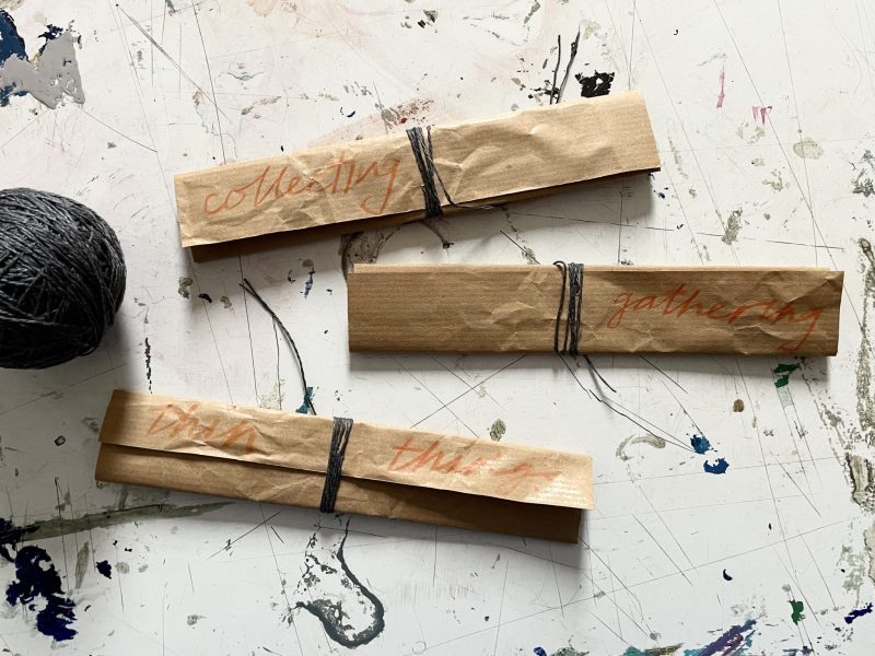 The Travelling Bookbinder: How to: Gather (Thin) Collections: Finished trio