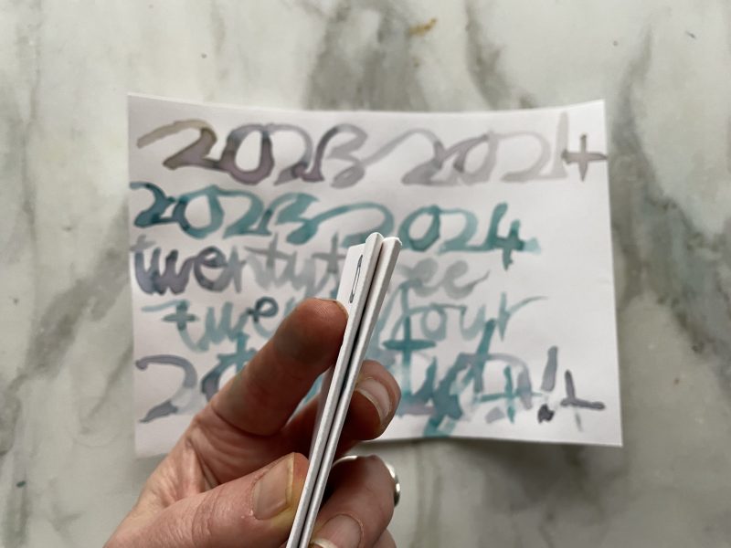 The Travelling Bookbinder: How to: Make a notebook: Estimate spine width