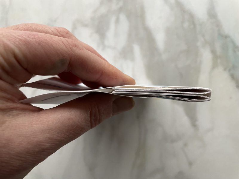 The Travelling Bookbinder: How to: Make a notebook: Check fit