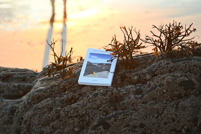The Travelling Bookbinder: Today's Changing Room: Book on the rocks