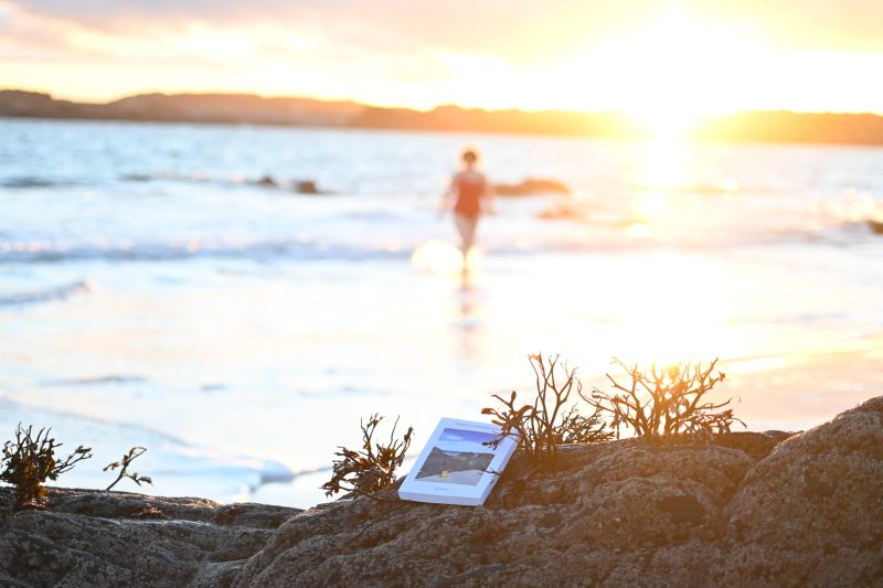 The Travelling Bookbinder: Today's Changing Room: Emerging from the sea at sunrise