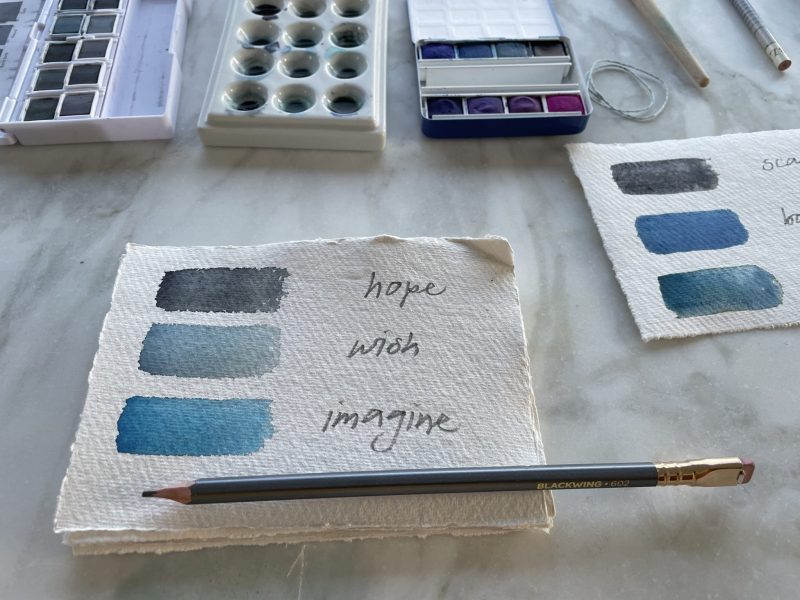 The Travelling Bookbinder: How to be Blue: Bookart project: Cover choice