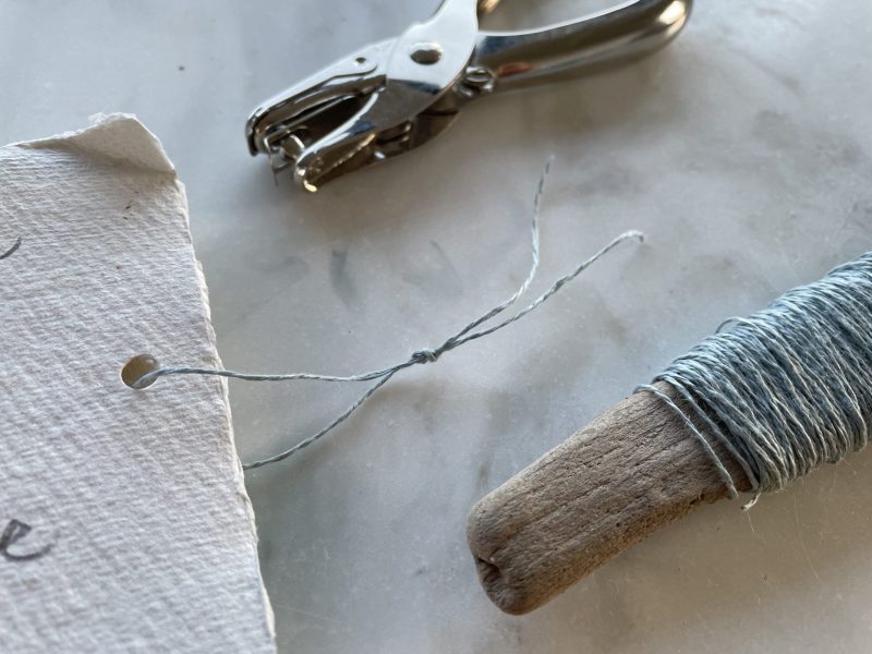 The Travelling Bookbinder: How to be Blue: Bookart project: And tie the loop to secure