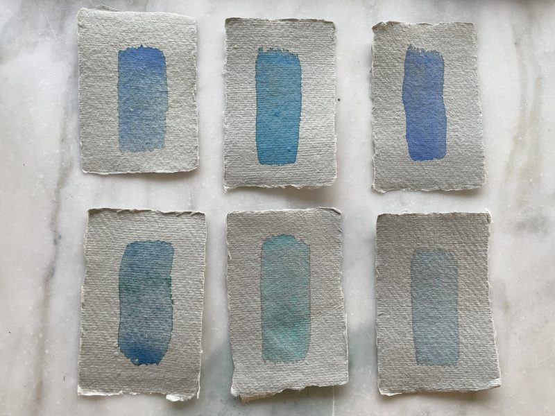 The Travelling Bookbinder: How to be Blue: Bookart project: Blues!