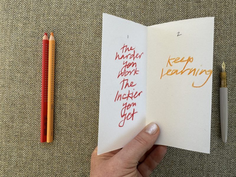 The Travelling Bookbinder: 10 Things You Already Know: First two pages