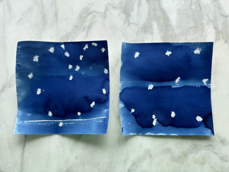 The Travelling Bookbinder: How to: Make a Star Map: Leave to dry