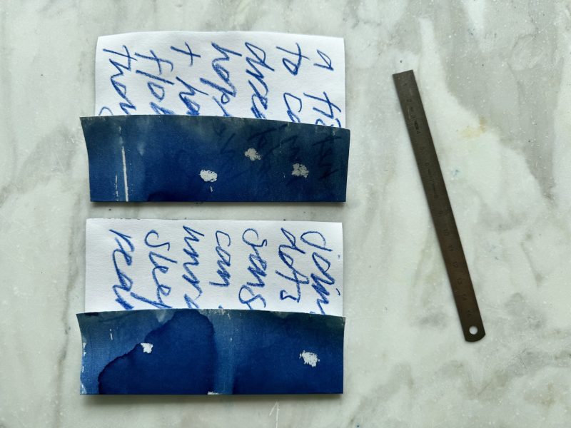 The Travelling Bookbinder: How to: Make a Star Map: Both pieces folded the same