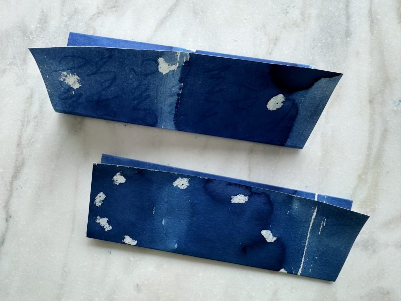 The Travelling Bookbinder: How to: Make a Star Map: Into thirds