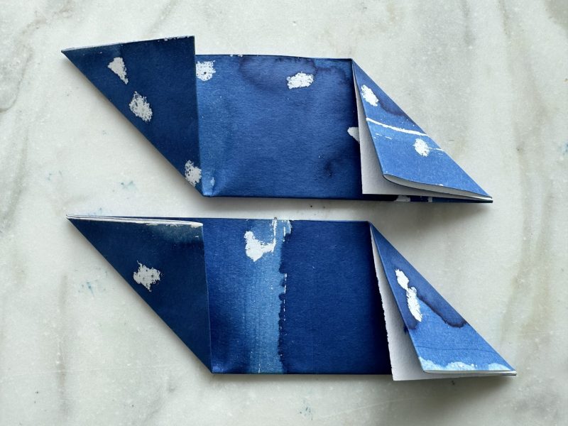 The Travelling Bookbinder: How to: Make a Star Map: Fold down one triangle