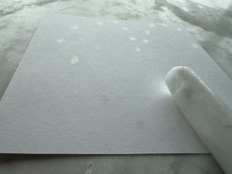 The Travelling Bookbinder: How to: Make a Star Map: Wax to mark your constellation